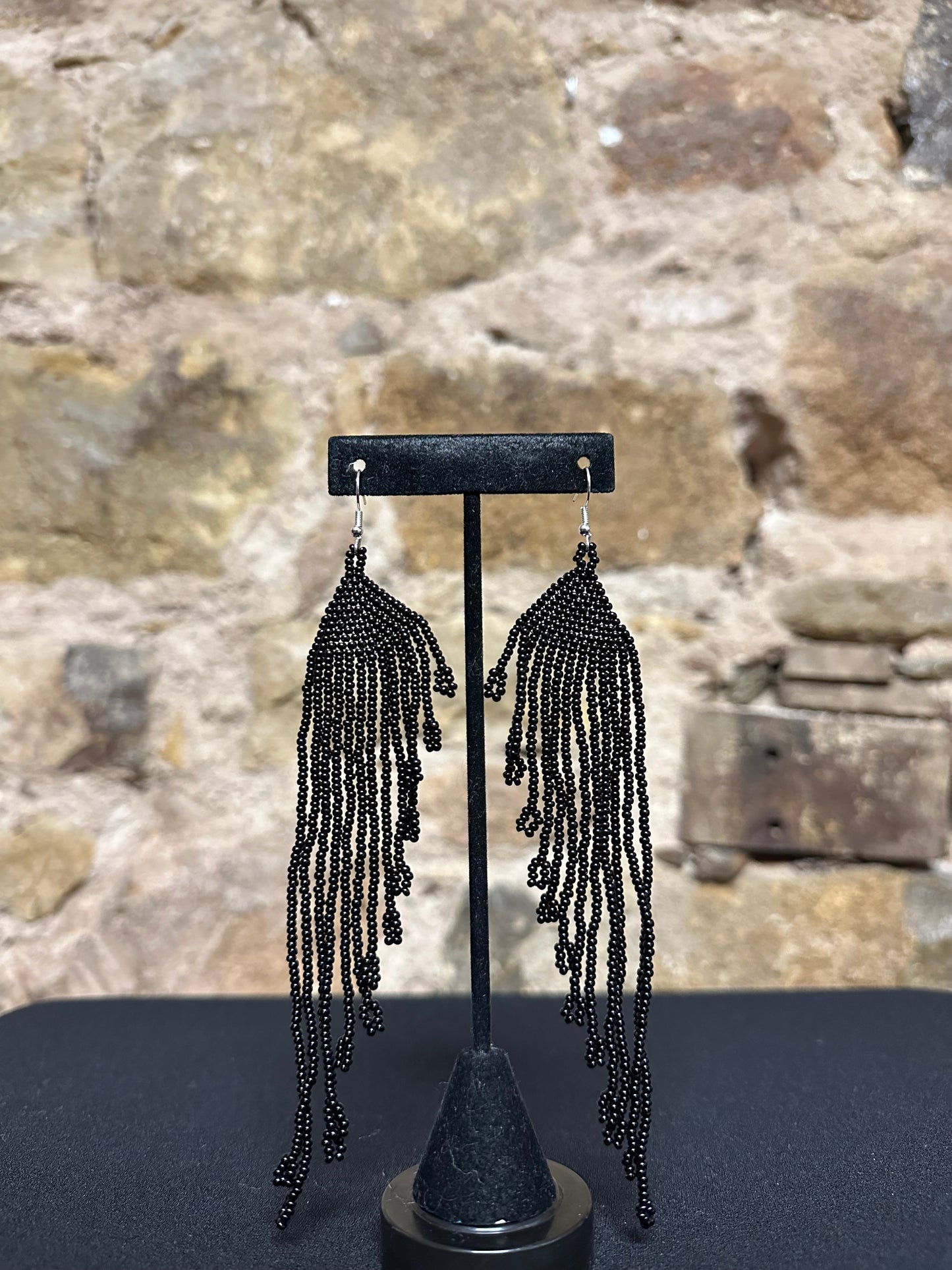 Angel Wing Beaded Earrings Design