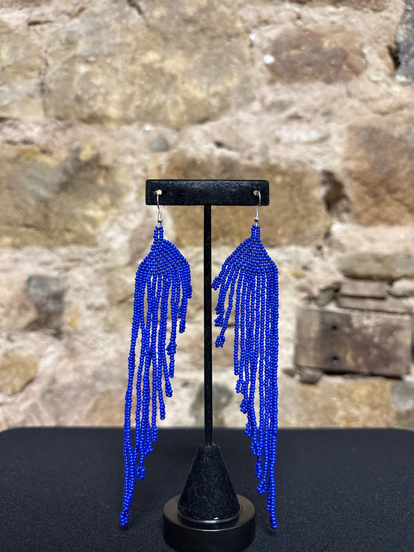 Angel Wing Beaded Earrings Design