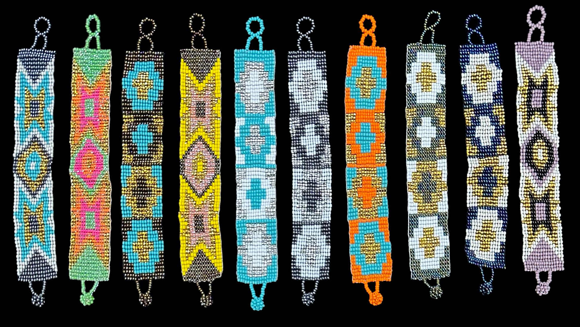 Wide Friendship Bracelet - Mayan Hands