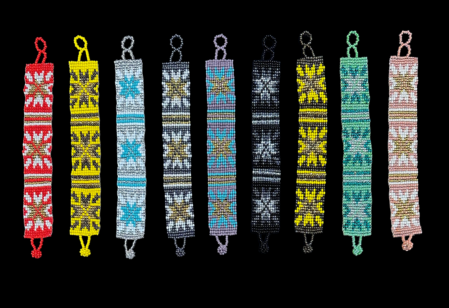 This beautiful hand-made Guatemalan accessory is a great addition to any jewelry collection! The bracelet boasts fun, vibrant colors inspired by the vibrant palette of the native culture. It's sure to turn heads with its unique design and beautiful hues. Add a bit of fun and excitement to your look with the Lucky Charm Maya Design Bracelet!