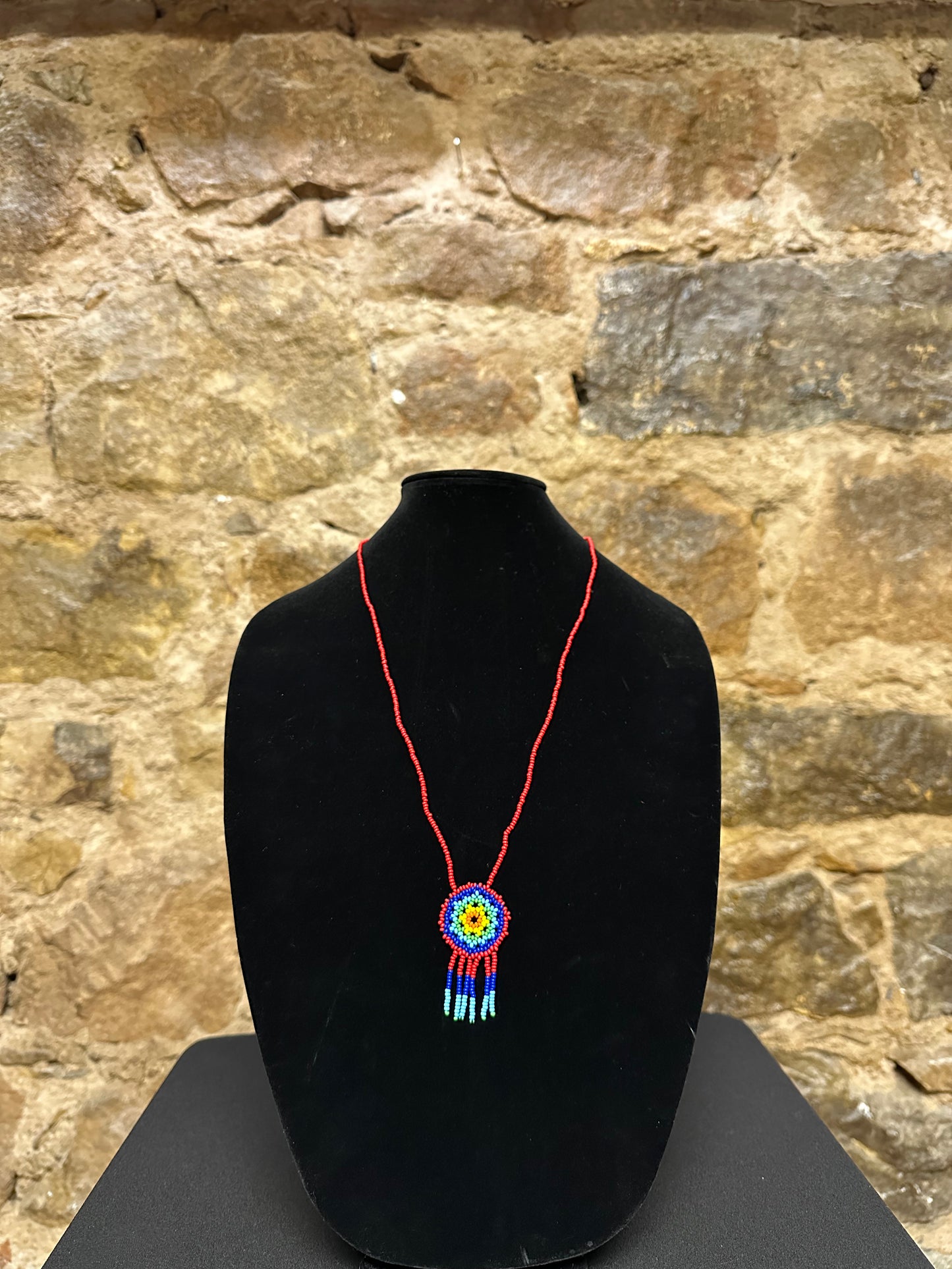 Dream Catcher Colorful Beaded Necklace