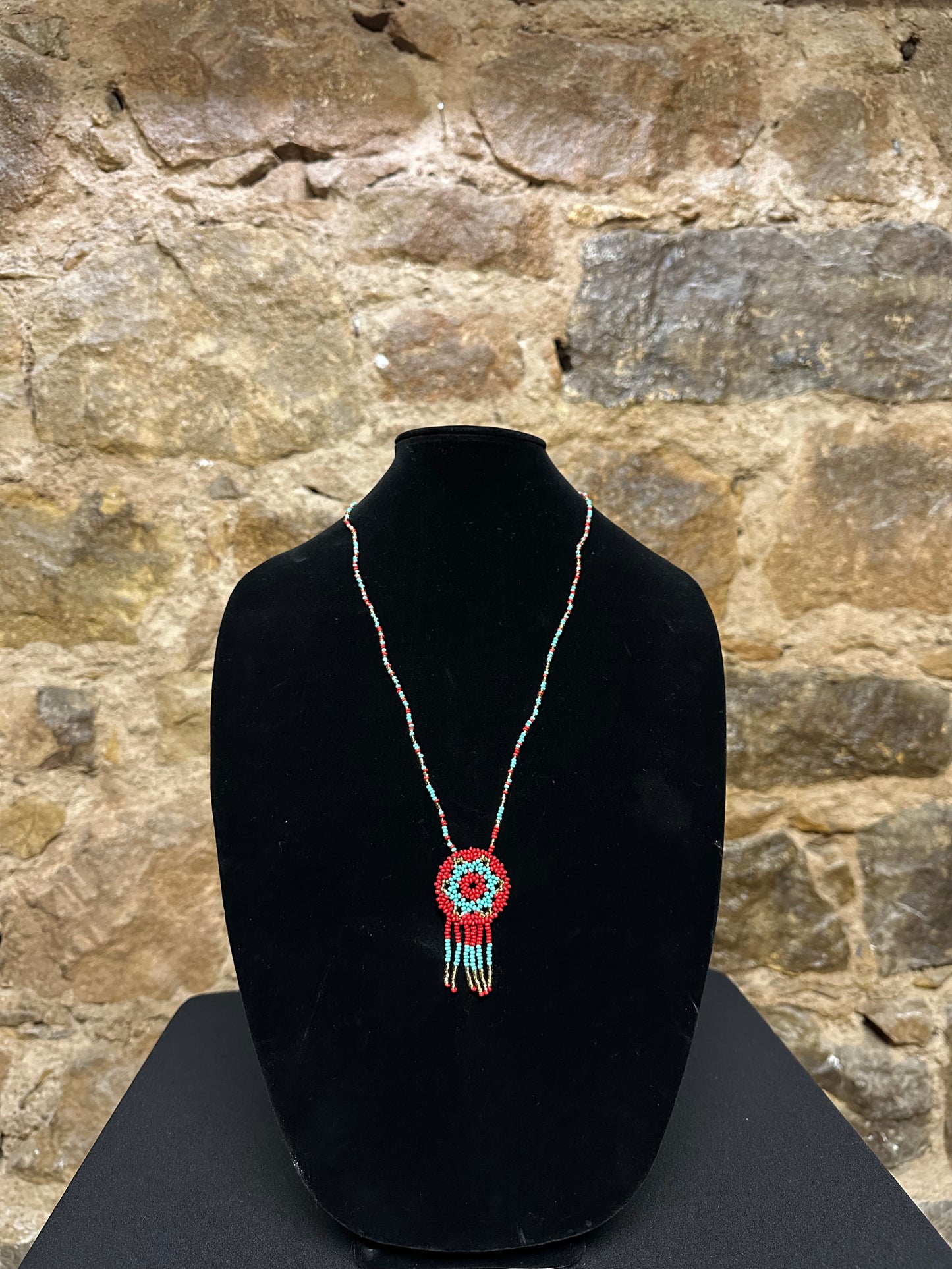 Dream Catcher Colorful Beaded Necklace