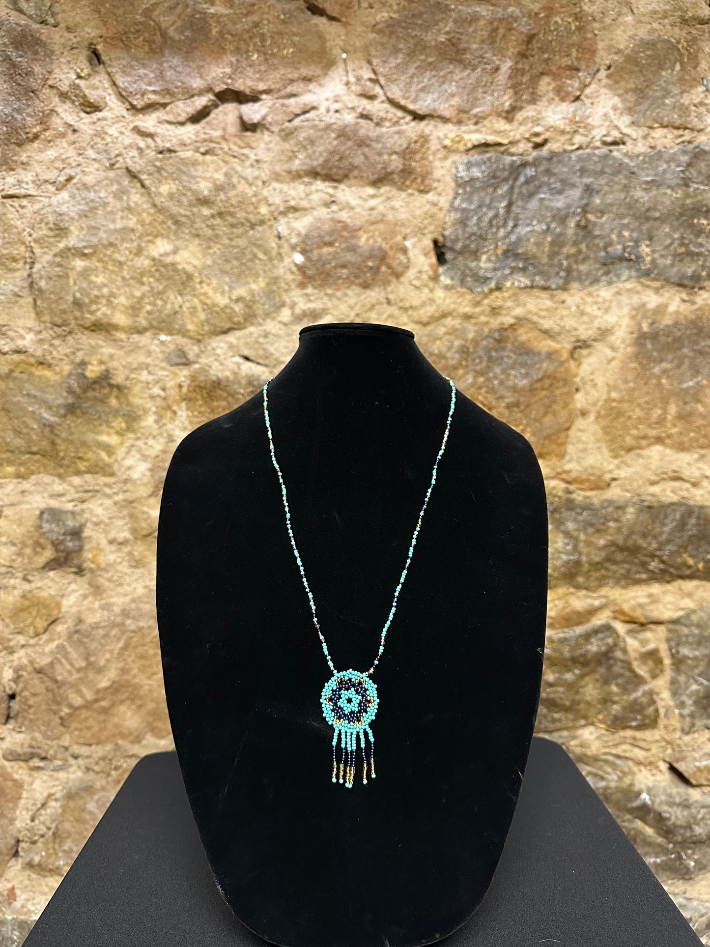 Dream Catcher Colorful Beaded Necklace