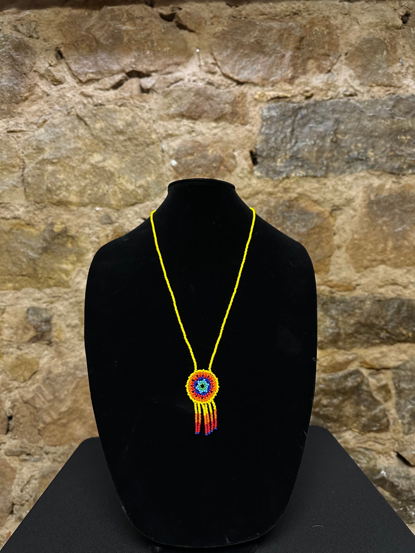 Dream Catcher Colorful Beaded Necklace