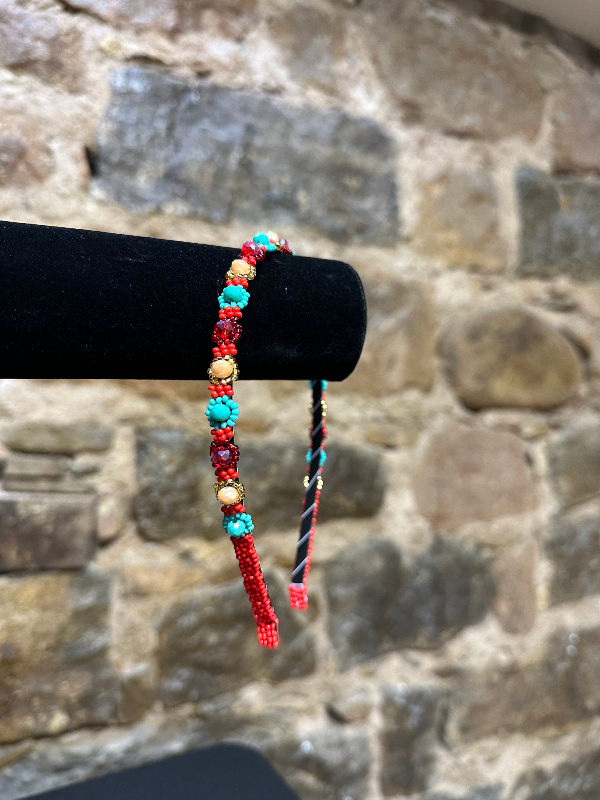 Add a burst of color to your Child's day with these cheerful floral design beaded headbands! All of these headbands are hand made with colorful beads and intricate detail, making them a perfect addition to your child's wardrobe. Ideal for children ages 5 and up, these beaded headbands will become your child's favorite accessory, adding a unique and fun flair to their look!