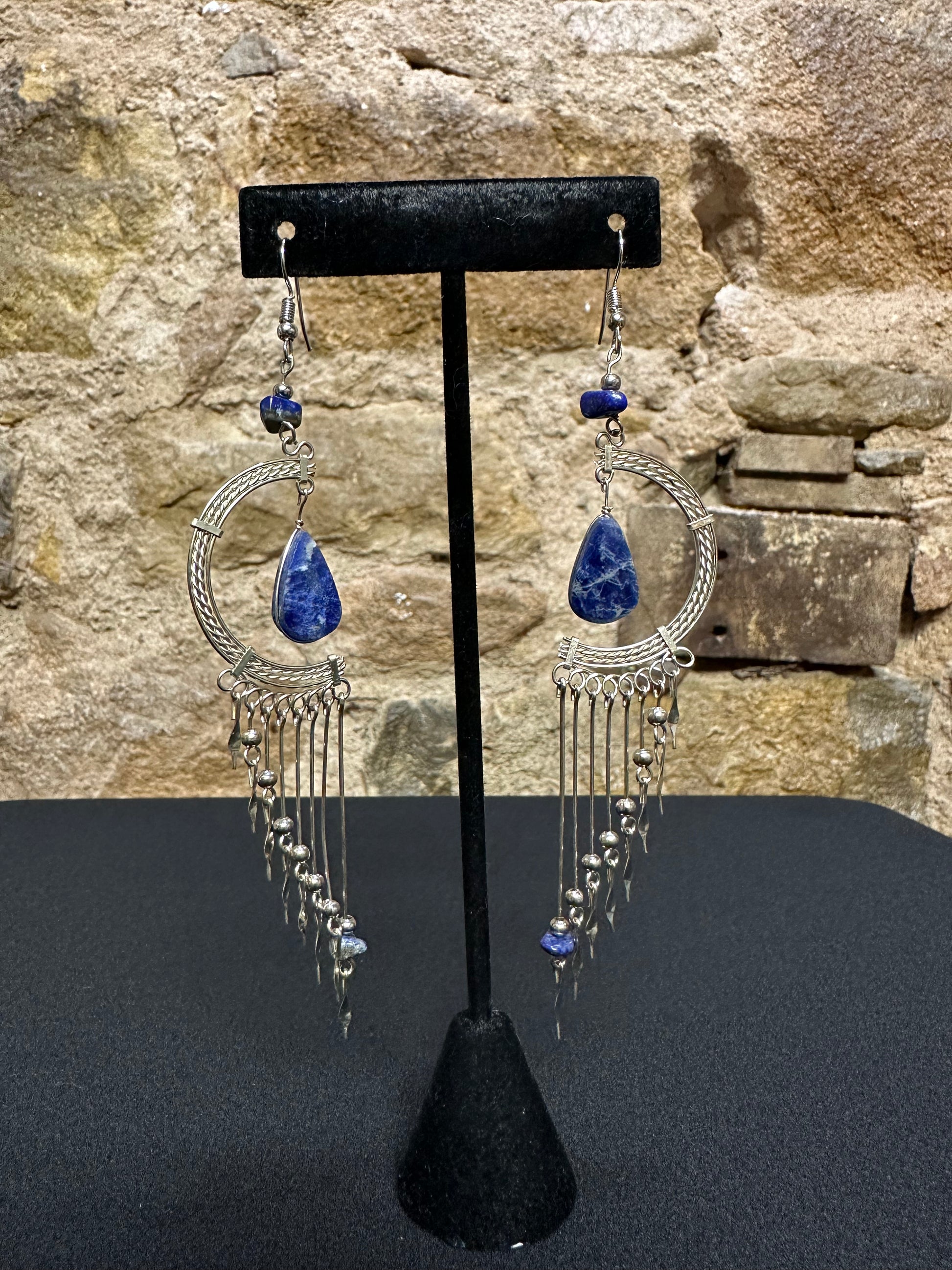 These beautiful hand made half moon silver earring with an authentic stone will bring a smile to your face especially when you are picking a pair of earrings to wear every day or for an occasion. Style them in the way you love most.