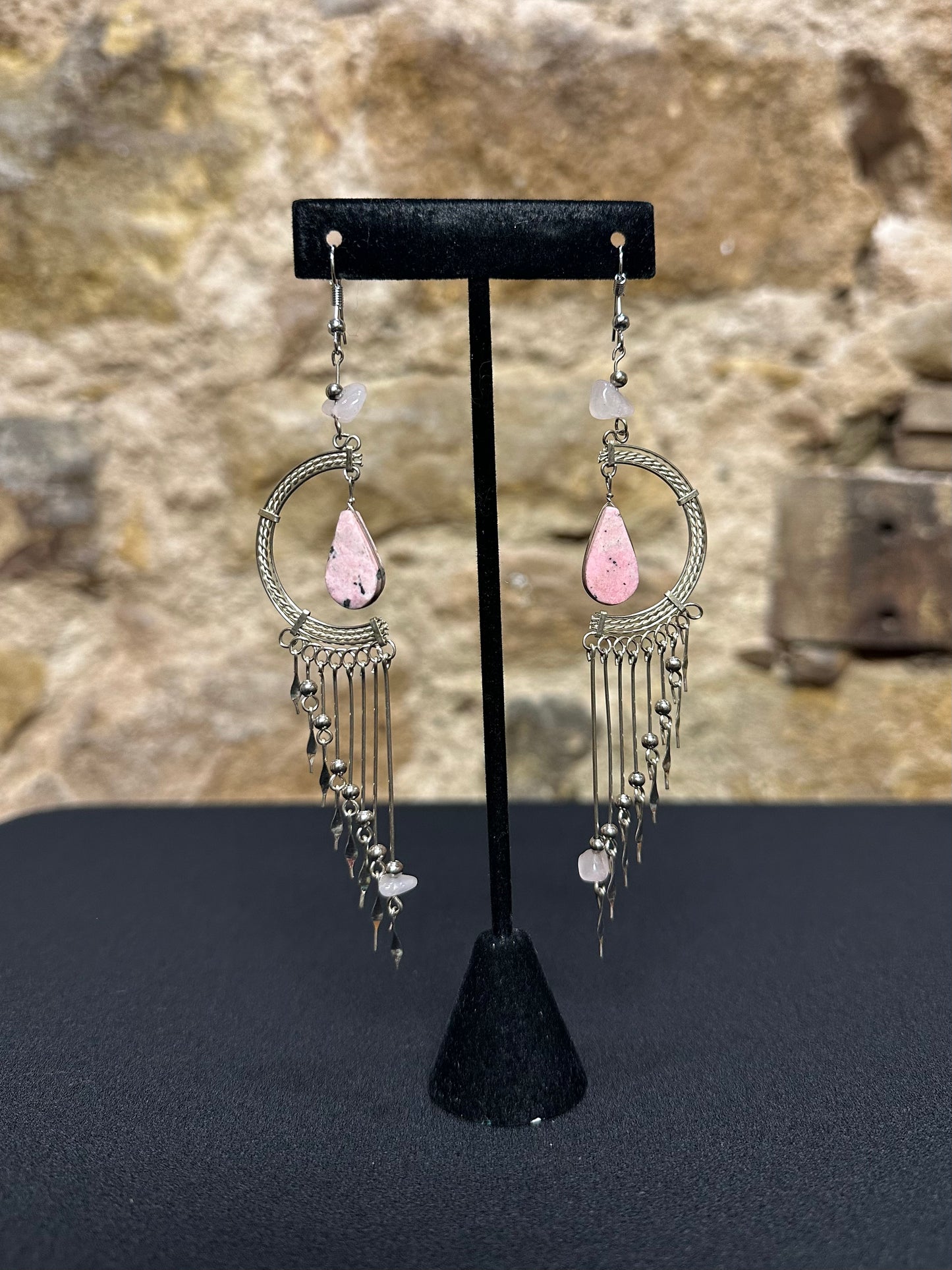 These beautiful hand made half moon silver earring with an authentic stone will bring a smile to your face especially when you are picking a pair of earrings to wear every day or for an occasion. Style them in the way you love most.