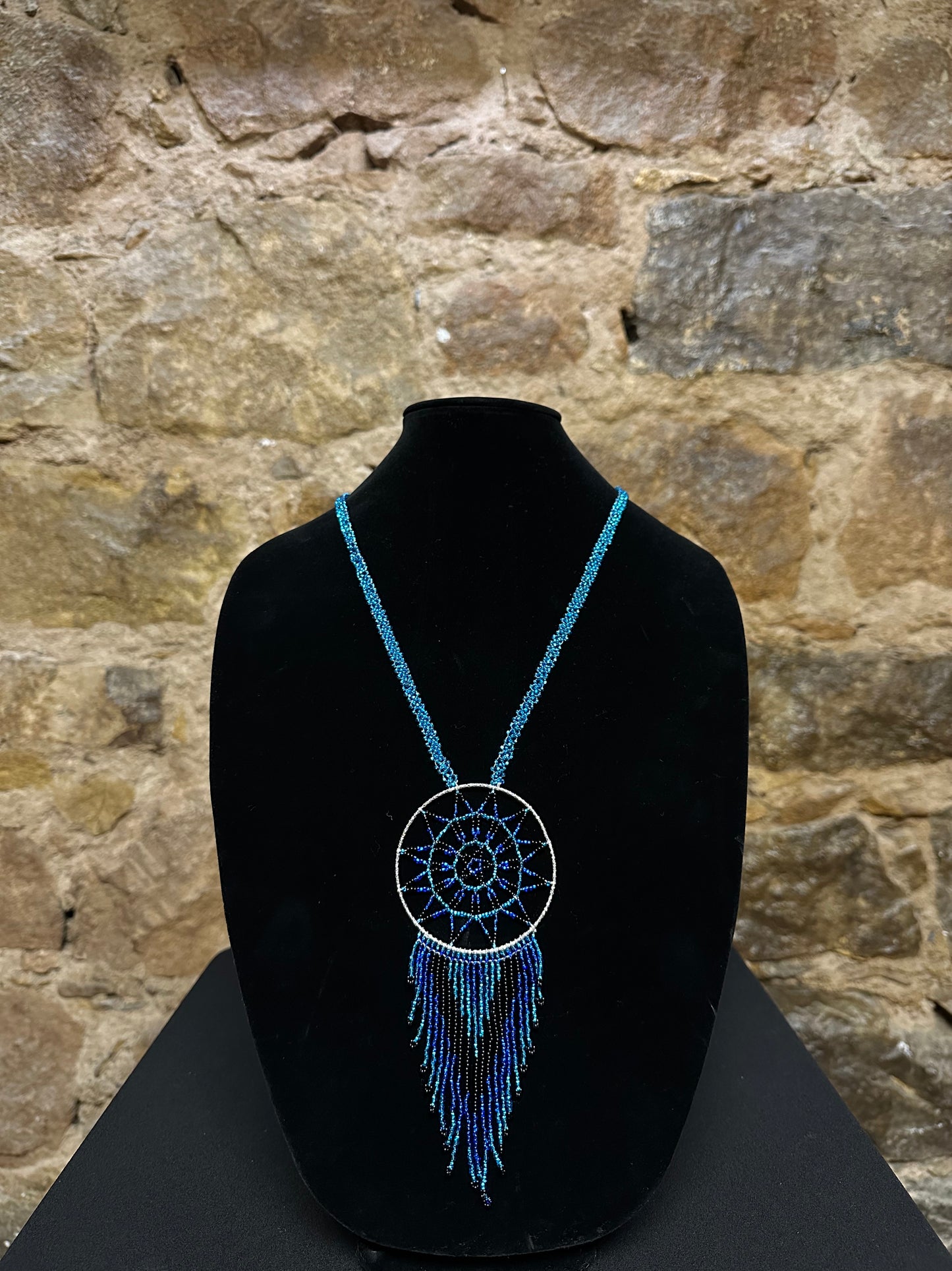 Our Dream Catcher necklaces are made with love by artisans in Guatemala, with every bead comes a wish for sweet bliss and luck. Each necklace is absolutely one-of-a-kind, a beautiful statement piece that will soon be your favorite accessory. Let the beads from our Dream Catcher necklaces bring you beautiful dreams and good luck!