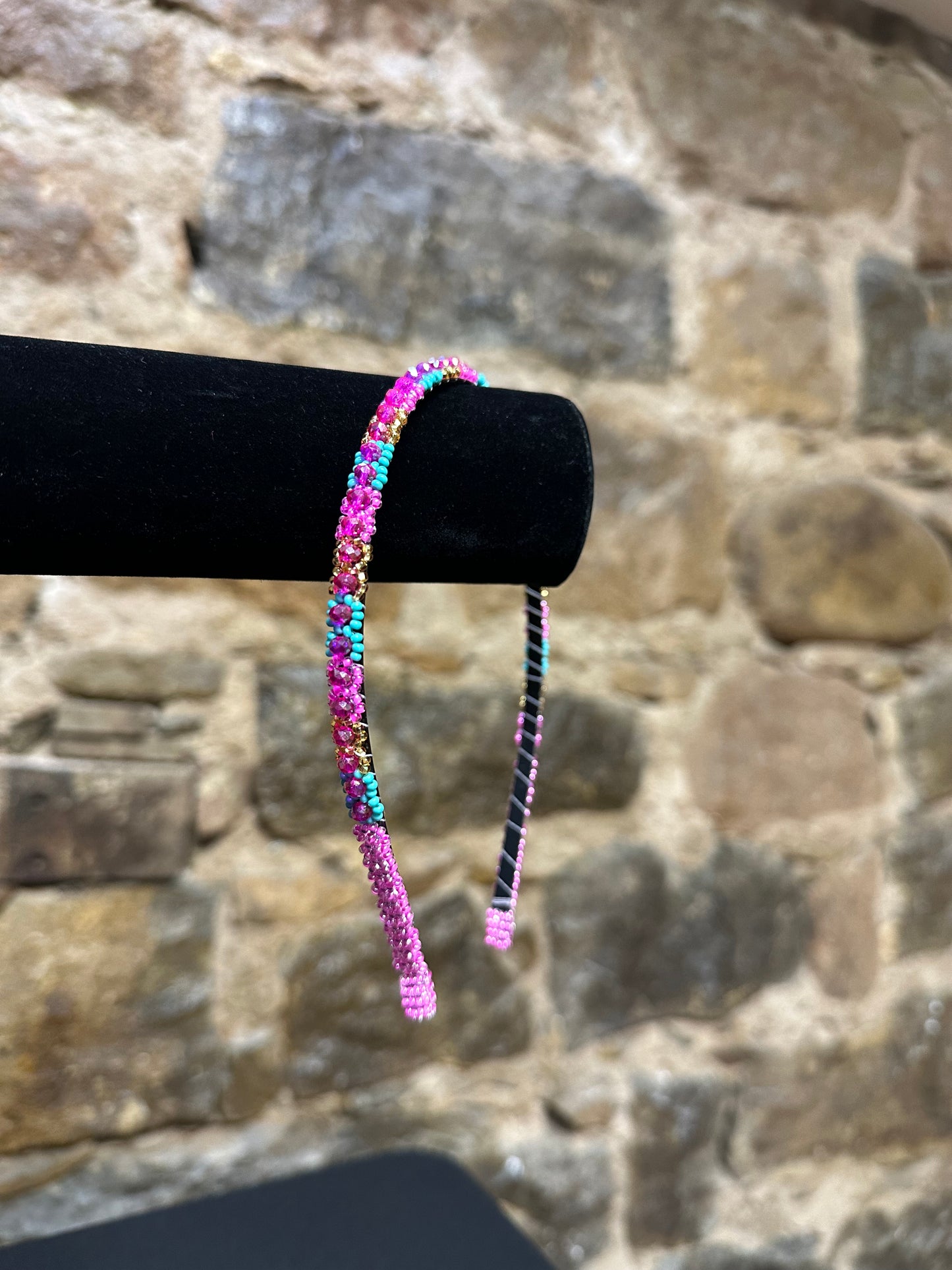 Add a burst of color to your Child's day with these cheerful miniature floral design beaded headbands! All of these headbands are hand made with colorful beads and intricate detail, making them a perfect addition to your child's wardrobe. Ideal for children ages 5 and up, these beaded headbands will become your child's favorite accessory, adding a unique and fun flair to their look!