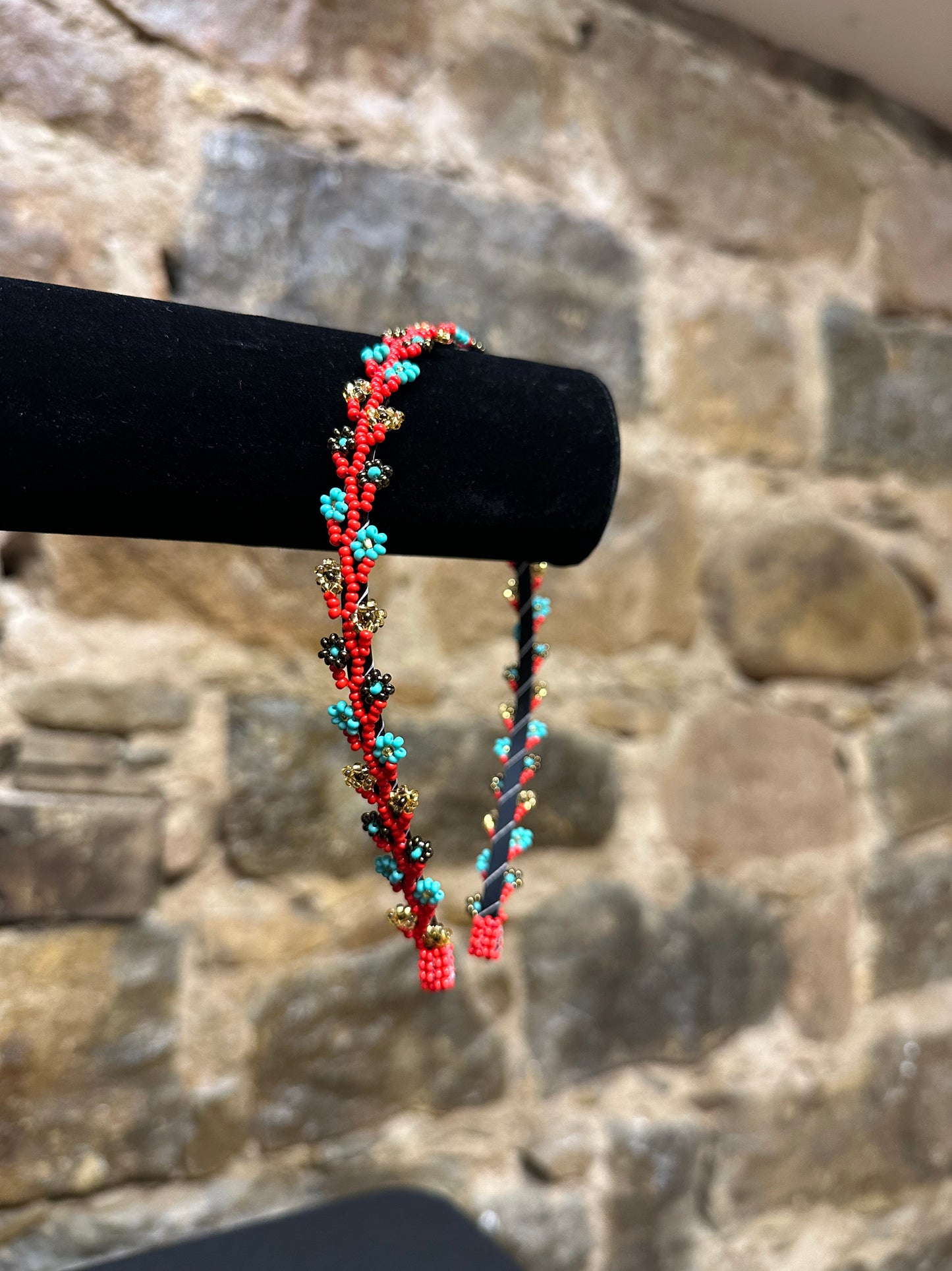 Add a burst of color to your Child's day with these cheerful floral design beaded headbands! All of these headbands are hand made with colorful beads and intricate detail, making them a perfect addition to your child's wardrobe. Ideal for children ages 5 and up, these beaded headbands will become your child's favorite accessory, adding a unique and fun flair to their look!