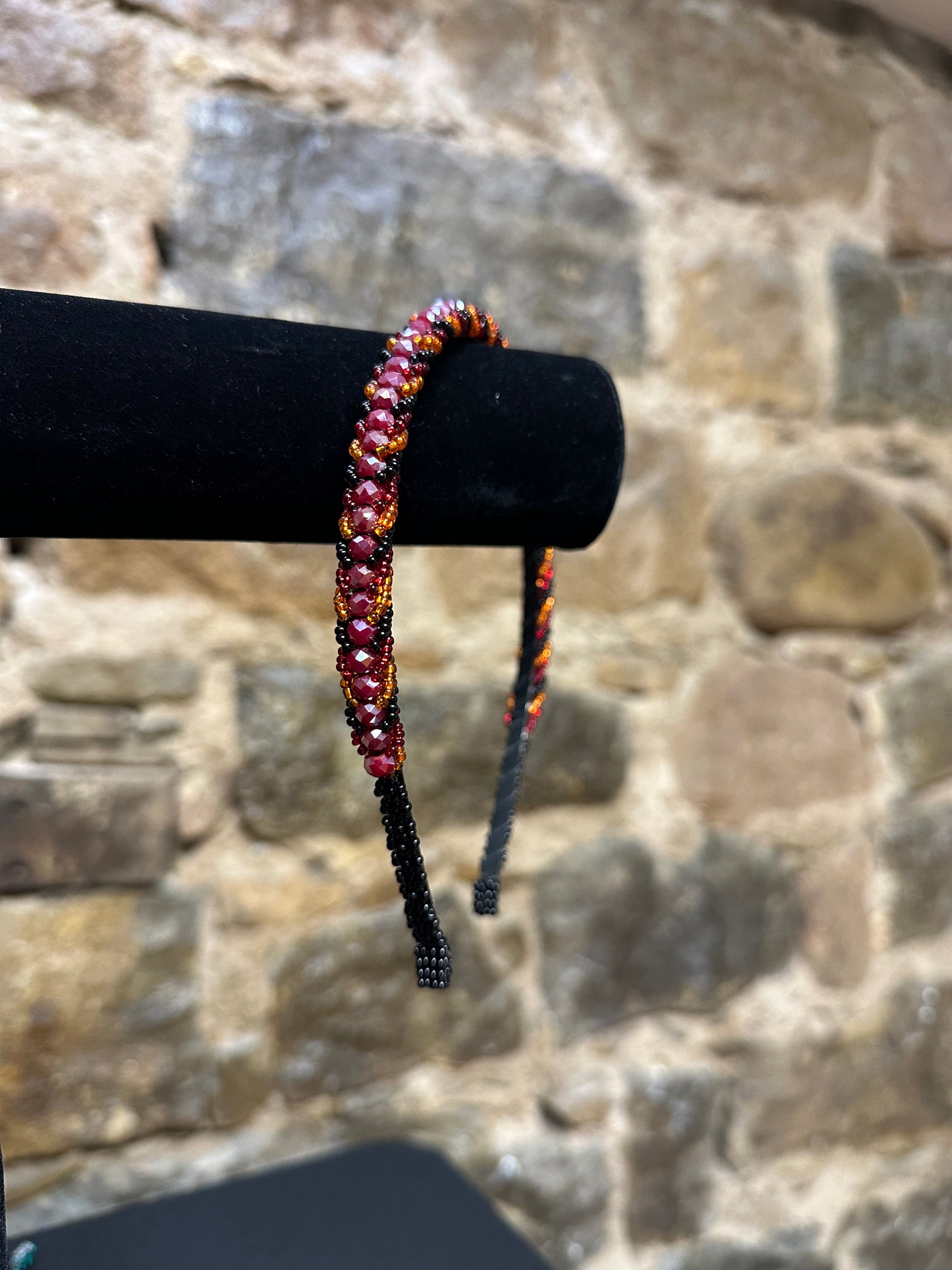 Add a burst of color to your Child's day with these cheerful sparkling design beaded headbands! All of these headbands are hand made with colorful beads and intricate detail, making them a perfect addition to your child's wardrobe. Ideal for children ages 5 and up, these beaded headbands will become your child's favorite accessory, adding a unique and fun flair to their look!