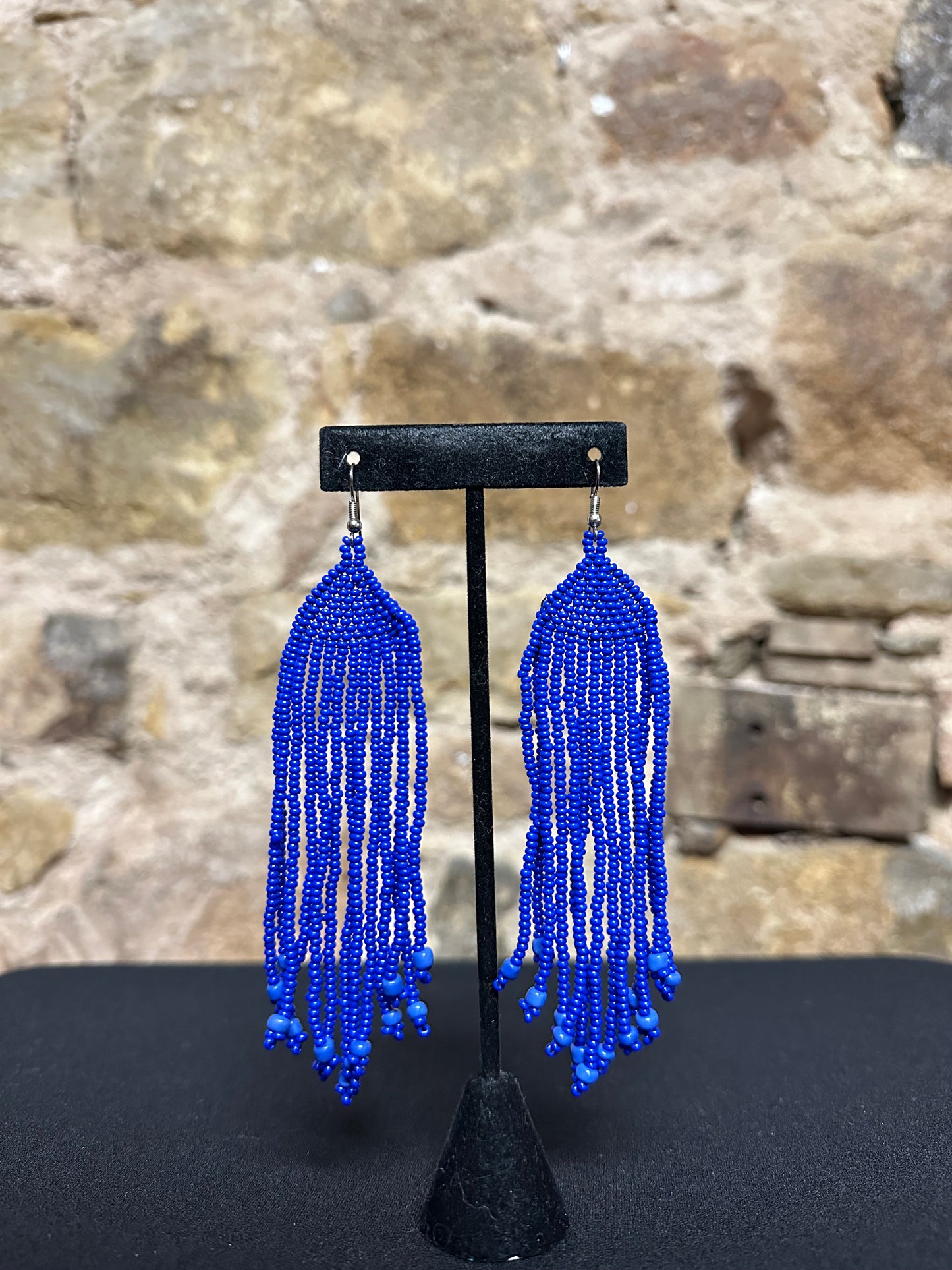 Teepee Beaded Earrings Design