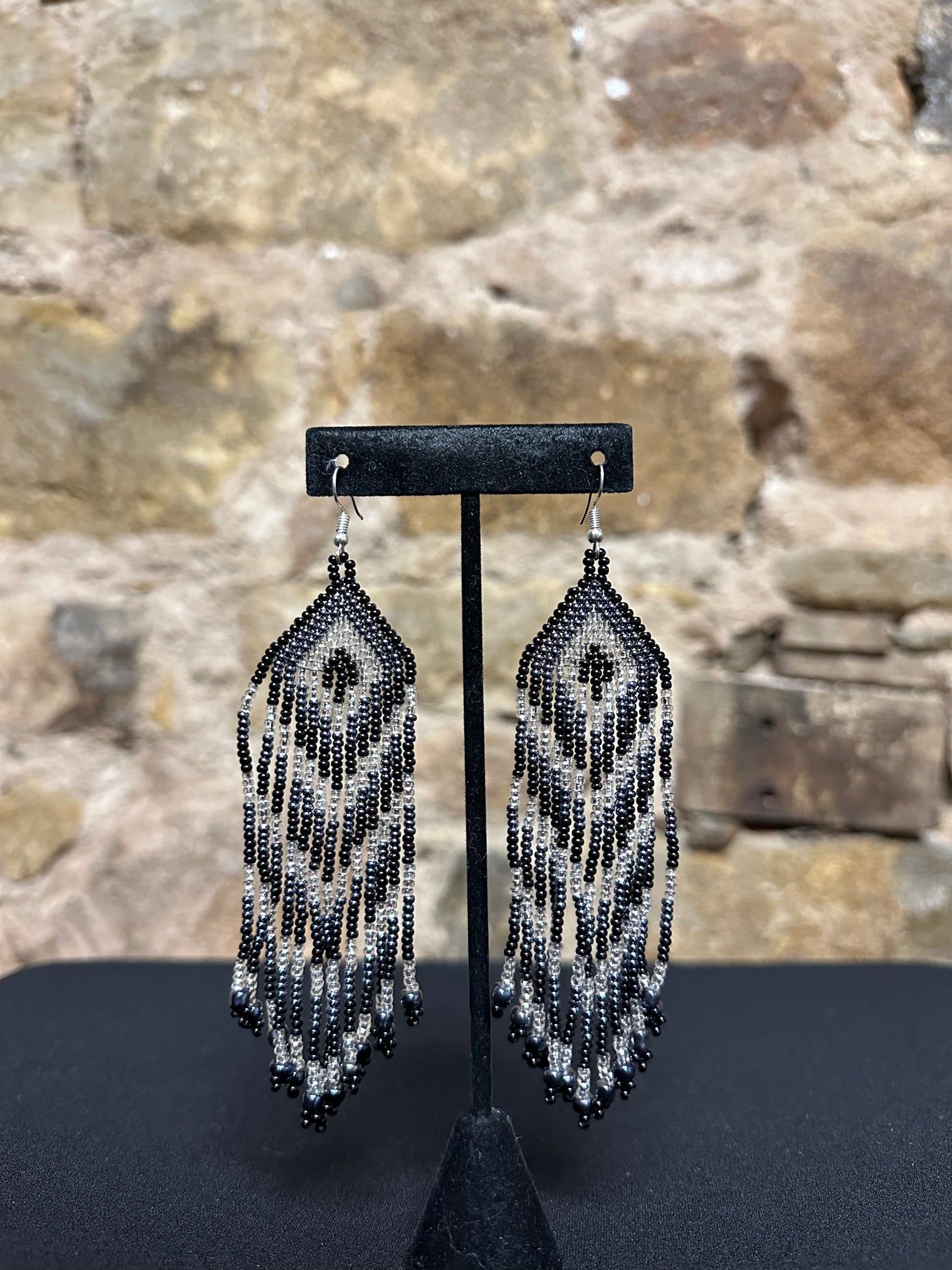 Teepee Beaded Earrings Design