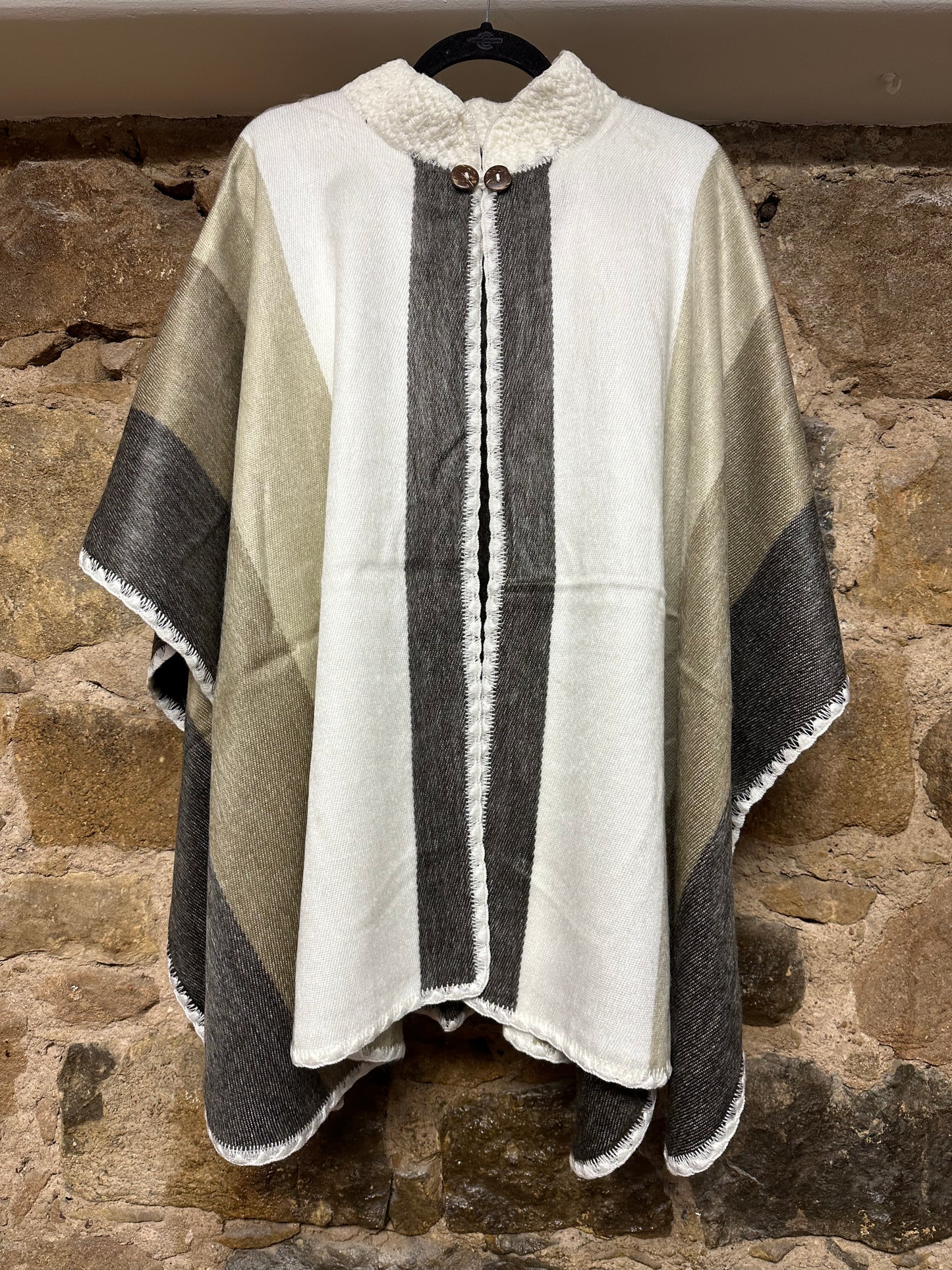 Women's Ponchos with Crochet Neck